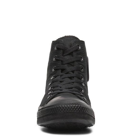 All Black Converse Chuck Taylor All Star High Tops - Picture 3 of 14